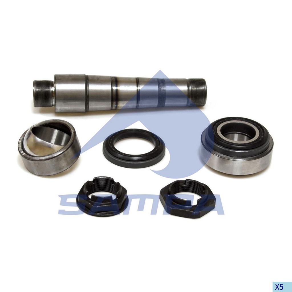 King pin kit, with bearing