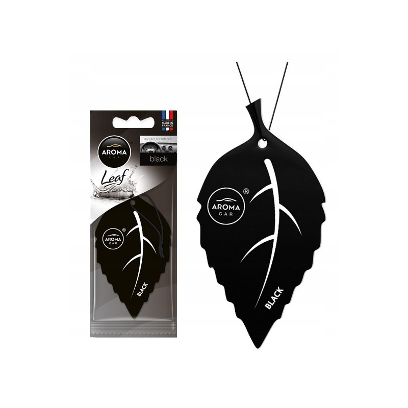 Aroma car laef /12*7/-Black