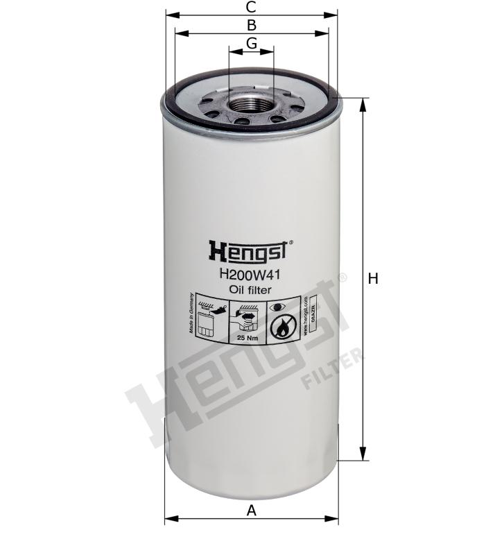 Oil Filter HENGST