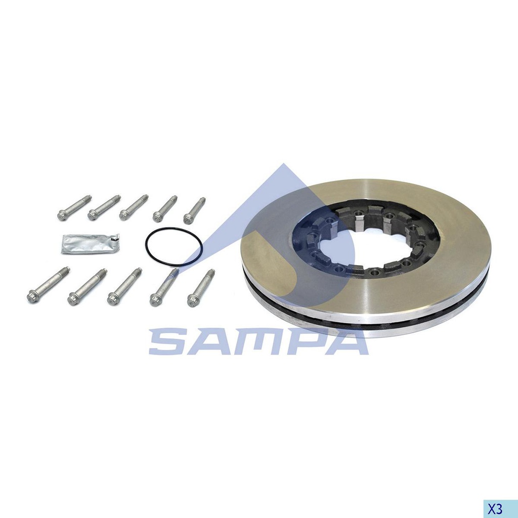 Тоормосны диск SAF 430mm 075.158/1