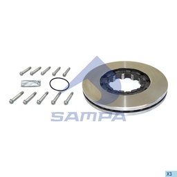 [075.158/1] Тоормосны диск SAF 430mm 075.158/1