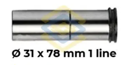 [MERRITOR - TGT-22.5M-004] Ø 31 x 78 mm Богино втулка 0306203640 MERRITOR CALIPER